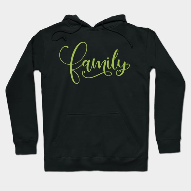 Family Hoodie by greenoriginals